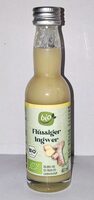 Flüssiger Bio-Ingwer