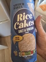 Salt And Vinegar Flavour Puffed Rice And Corn Cake