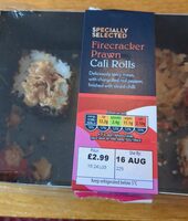 Firecracker prawn Cali rolls