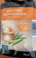 ALDI FAIR Rohrzucker, Fairtrade Fein Dauertiefpreis 1.49€ 500-g-Packung 1kg 2.98€