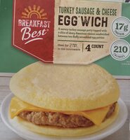 Turkey Sausage And Cheese Egg’wich