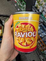 Beef Ravioli in a Tomato Sauce