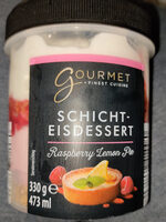 Schicht-Eisdessert - Raspberry Lemon Pie