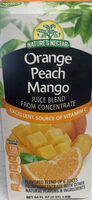 Orange Peach Mango Juice Blend