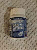Fresh and free professional white mint dental gum