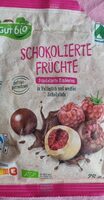 Schokolierte fruchte