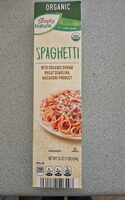 Spaghetti with organic durum wheat semolina macaroni product