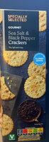 Sea Salt & Black Pepper Crackers