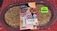 Aldi, Ashfields, Grill, Hot Buffalo Style Beef Burgers