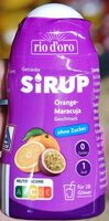 Getränkesirup ohne Zucker - Orange-Maracuja-Geschmack