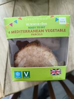 Puff Pastry Filled With Mediterranean Vegetables,