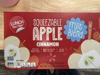 Squeezable Apple Cinnamon Fruit Blend