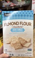 Almond flour crackers