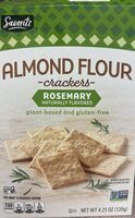 Almond flour crackers, rosemary