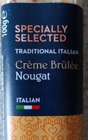 Traditional Italian Crème Brulé Nougat