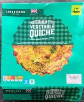 Mediterranean Style Vegetable Quiche
