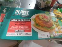 Chargrilled no chicken smash burgers