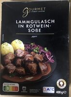 Lammgulasch in Rotwein-Soße