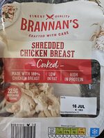 Shredded chicken breast