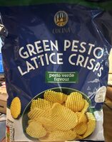 GREEN PESTO LATTICE CRISPS pesto verde flavour INS