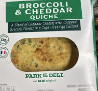Cheddar & Broccoli Quiche