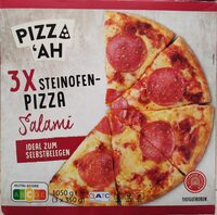 3x Steinofenpizza Salami