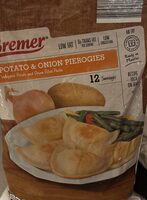 Potato and onion pirogies