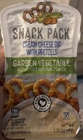 Snack Pack Cream Cheese Dip with Pretzels