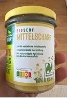 Bio-Senf - Mittelscharf