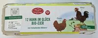 Bio-Eier von freilaufenden Hühnern