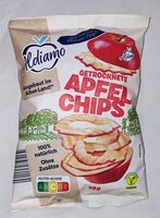 Getrocknete Apfelchips