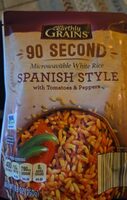 Microwavable White Rice Spanish Style
