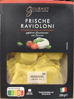 Frische Raviolini - Kirschtomaten und Burrata