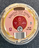 Roasted Red Pepper Goat cheese Dip