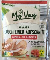 Veganer Hauchschnitt Paprika - Typ Hähnchen