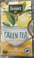 Green Tea lemon and ginseng