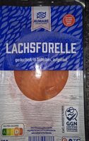 Lachsforelle geräuchert in Scheiben