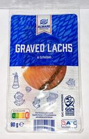 Graved Lachs in Scheiben
