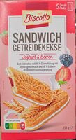 Sandwich-Getreidekekse - Joghurt & Beeren
