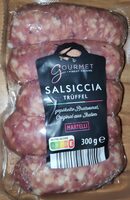 Salsiccia mit Trüffel (grobe gepökelte Schweinebratwurst)