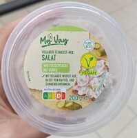 Veganer Salat - Wie Fleischsalat mit Gurke