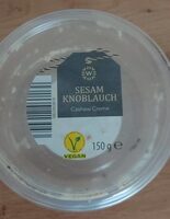 Sesam Knoblauch Cashew Creme