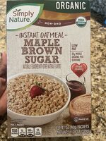 Instant Oatmeal (Maple Brown Sugar)