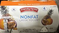 Tropical Fruit Blended Greek Yogurt