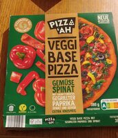 Veggie Base Pizza - Gemüse-Spinat