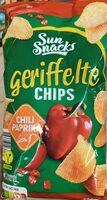 Geriffelte Chips Chili-Paprika