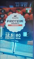 Strawberry protein yoghurt