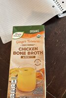 Chicken bone broth (ginger turmeric)