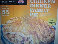 Chicken dinner family pie