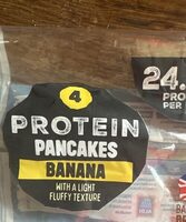 Banana protein pancakes